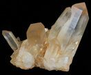 Tangerine Quartz Crystal Cluster - Madagascar #58838-2